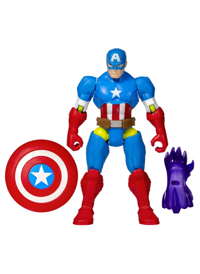 AVENGERS Avn Mixmashers Captain America Basic Fig - Image 5